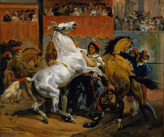 Horace Vernet - The Start of the Race of the Riderless Horses.webp
