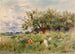 Observant les dindons - Horatio Walker — artwork view