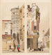 Hôtel de la Trémouille, calle des Bourdonnais y Vieja calle del Templo en París - Thomas Shotter Boys — vista de la obra