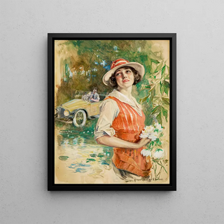 Howard Chandler Christy - Happy Motoring The Happy Ending.webp