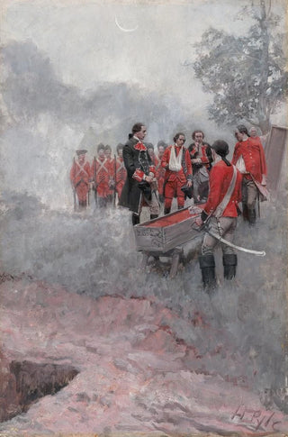 Howard Pyle - The Burial Of Braddock.webp