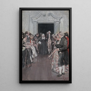 Howard Pyle - Washington Bringing His Mother Into The Ballroom Fredericksburg.webp