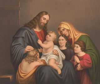 Howe  Middleton - Christ blessing little children.webp
