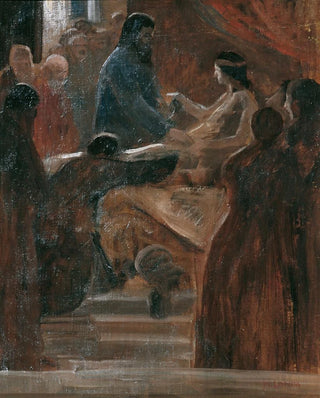 Hubert Landa - Auferweckung der Tochter des Jarus.webp