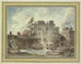 Una fuente romana con una mujer recogiendo agua - Hubert Robert — vista de la obra