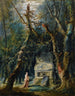 La Promenade solitaire - Hubert Robert — vista de la obra