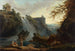 Las Cascadas de Tivoli - Hubert Robert — vista de la obra