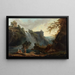 Las Cascadas de Tivoli - Hubert Robert — cuadro enmarcado en la pared