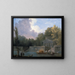 Park scene - Hubert Robert — framed artwork on a wall