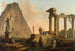 Ruinas romanas - Hubert Robert — vista de la obra