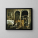 L'Atelier de l'artiste - Hubert Robert — cuadro enmarcado en la pared