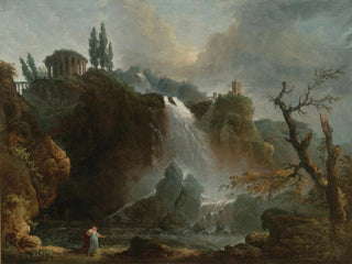 Las Cascadas de Tivoli - Hubert Robert — vista de la obra