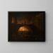 L'incendie de Rome - Hubert Robert — cuadro enmarcado en la pared
