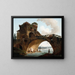 El puente Salario - Hubert Robert — cuadro enmarcado en la pared