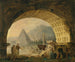 View of Antiquities Under an Arch - Hubert Robert — artwork view