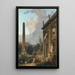 Minstrels Wandering - Hubert Robert — framed artwork on a wall