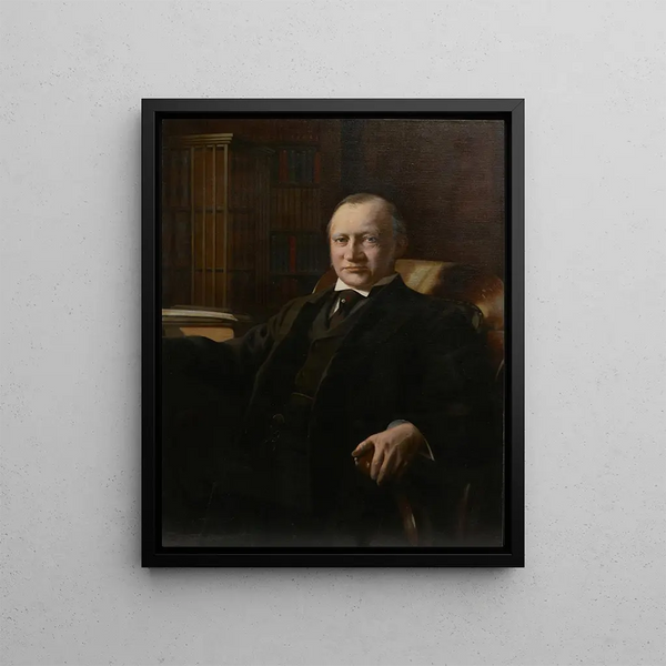 Judge William Butler Hornblower 1851-1914 - Hubert Vos — framed artwork on a wall