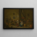 Escena de género en una taberna - Hubert van Ravesteyn — cuadro enmarcado en la pared