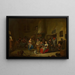 Festividades dans une taverne - Hubert van Ravesteyn — cuadro enmarcado en la pared