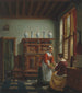 a Servant Serving Fruits - Hubertus van Hove — artwork view