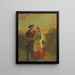 Un niño y su hija - Hugh Cameron — cuadro enmarcado en la pared