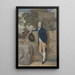 Frederick North, más tarde quinto conde de Guilford en Roma - Hugh Douglas Hamilton — cuadro enmarcado en la pared