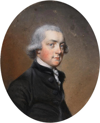 Hugh Douglas Hamilton - Portrait of a Gentleman in a Black Coat.webp