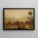 Vista de Tebas - Hugh William Williams — cuadro enmarcado en la pared