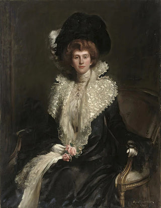 Hugh de Twenbrokes Glazebrook - Portrait of a lady.webp