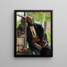 A Gypsy - Hugo Birger — framed artwork on a wall