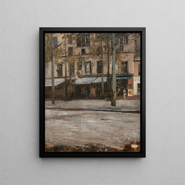 Hugo Birger - A Street in Paris Study from Montmartre.webp