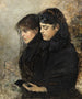 retrato de la esposa y de la cuñada del artista - Hugo Birger — vista de la obra