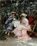 Sitting under the arbor - Hugo Birger — artwork view