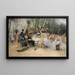 Le déjeuner des artistes scandinaves au Café Ledoyen Paris Vernissage 1886 - Hugo Birger — framed artwork on a wall