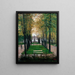 View from the windows of the Fürstenberg gallery - Hugo Birger — framed artwork on a wall
