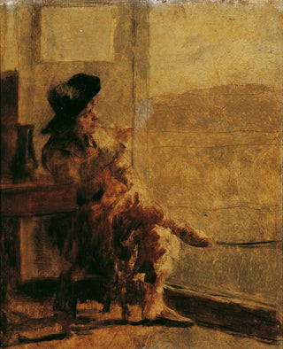 Hugo Charlemont - Sitzender Raucher.webp
