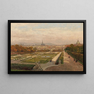 Hugo Darnaut - Blick vom Belvedere auf Wien.webp