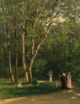 Hugo Darnaut - In einem Wiener Garten II Praterstrae 60.webp