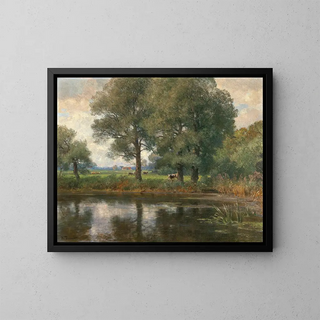 Hugo Darnaut - On the Banks of the Amper River.webp