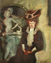 Retrato de dama - Hugo Freiherr von Habermann — vista de la obra