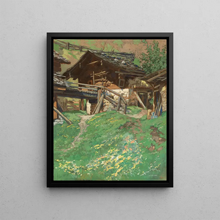 Hugo Hodiener - An Alpine lodge.webp