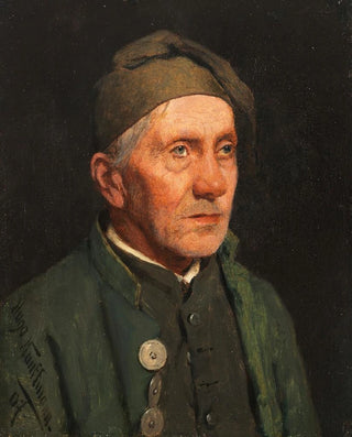 Hugo Kauffmann - Alter Bauer mit Zipfelhaube.webp