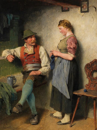Hugo Kauffmann - Bursche und Mdl.webp