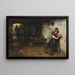 Bagarre - Hugo Kauffmann — cuadro enmarcado en la pared