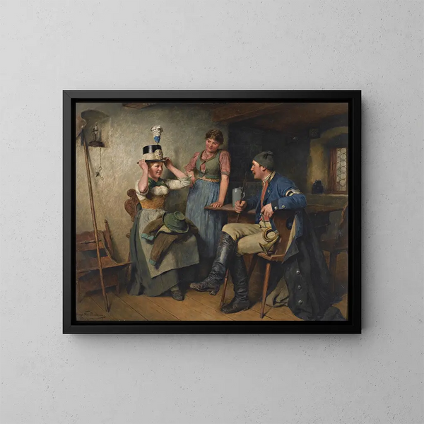 Ça te va bien - Hugo Kauffmann — cuadro enmarcado en la pared