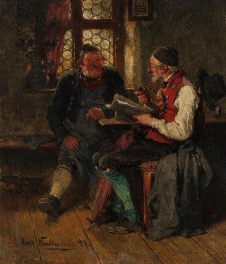 Hugo Kauffmann - Unterhaltung in der Stube.webp
