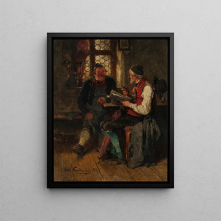 Hugo Kauffmann - Unterhaltung in der Stube.webp