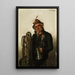 Player of Tuba - Hugo Kotschenreiter — framed artwork on a wall