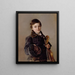 El pequeño músico - Hugo Markl — cuadro enmarcado en la pared