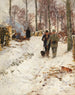 Pausa caza - Hugo Mühlig — vista de la obra